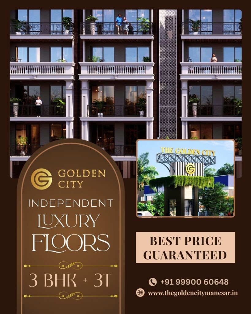 Golden Residences & The Golden City Manesar—Modern Homes in IMT Manesar